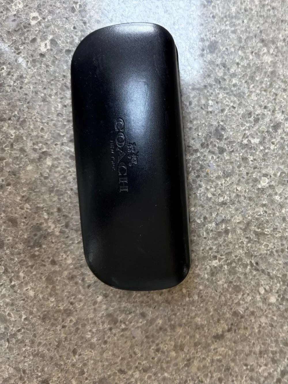 COACH Black hard shell sunglasses or glasses CASE. Great Condition